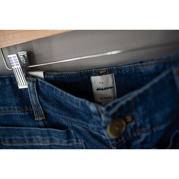 Anthropologie The Colette Crop Wide-Leg Jeans by Maeve 28 - Picture 4 of 5